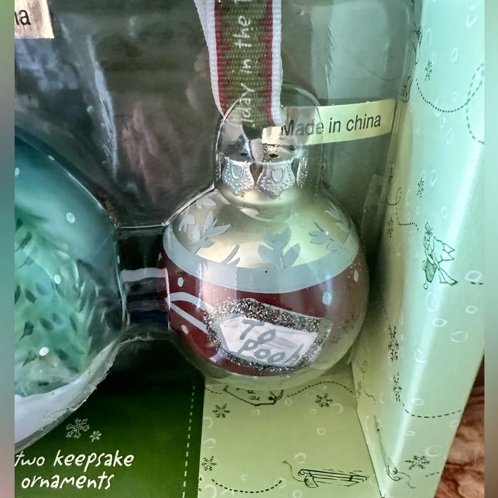 Classic Pooh ornaments brand NEW IN BOX 2